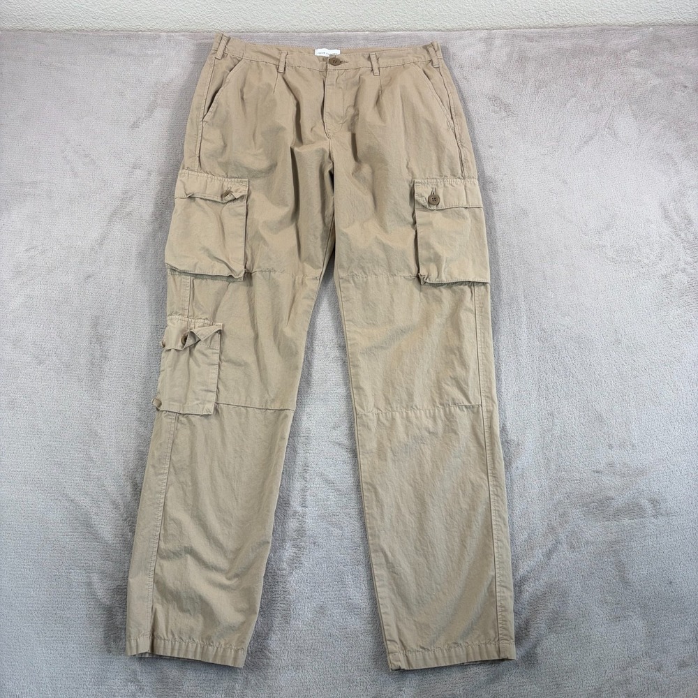 John Elliott Cargo Tech Paratrooper Pants‎ in Beige Men Large 3 Made in Japan